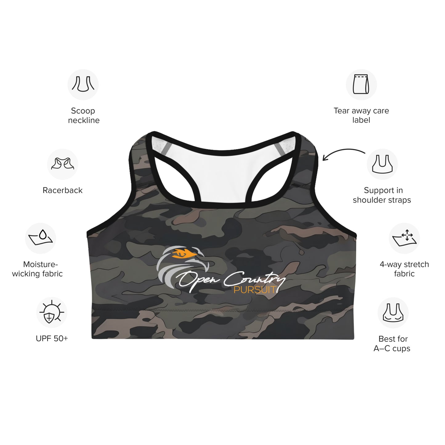 Camo Sports Bra